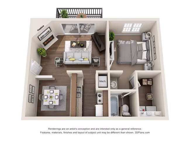 Unit 937 1335 floor plan